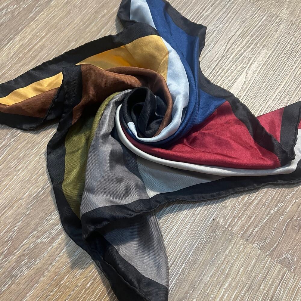 VTG Ashear Color Block Head Scarf